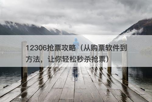 12306抢票攻略（从购票软件到方法，让你轻松秒杀抢票）