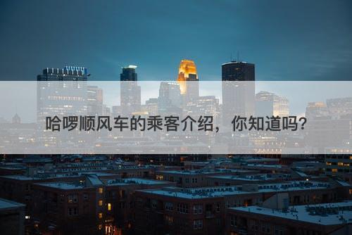 哈啰顺风车的乘客介绍，你知道吗？