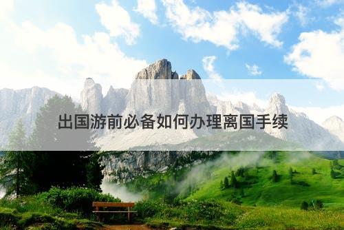 出国游前必备如何办理离国手续