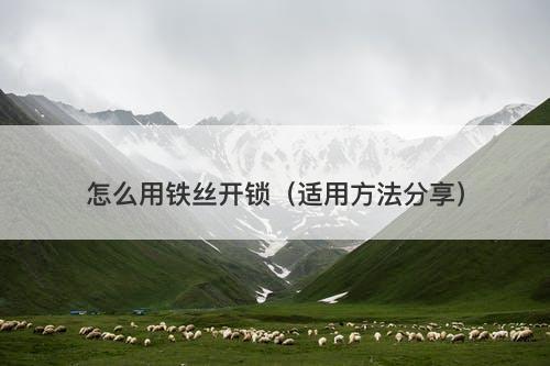 怎么用铁丝开锁（适用方法分享）