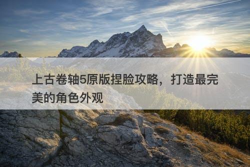 上古卷轴5原版捏脸攻略，打造最完美的角色外观