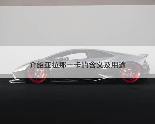 介绍亚拉那一卡的含义及用途