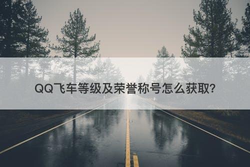 QQ飞车等级及荣誉称号怎么获取？