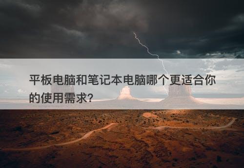 平板电脑和笔记本电脑哪个更适合你的使用需求?-图1 平板电脑和笔记本电脑哪个更适合你的使用需求?-图1