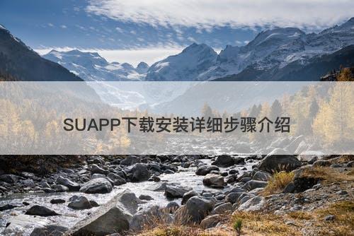 SUAPP下载安装详细步骤介绍-图1