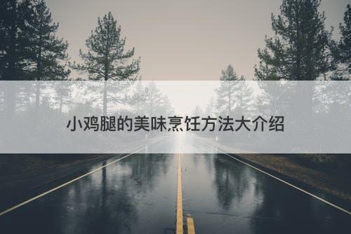 小鸡腿的美味烹饪方法大介绍