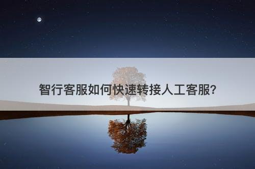 智行客服如何快速转接人工客服？-图1