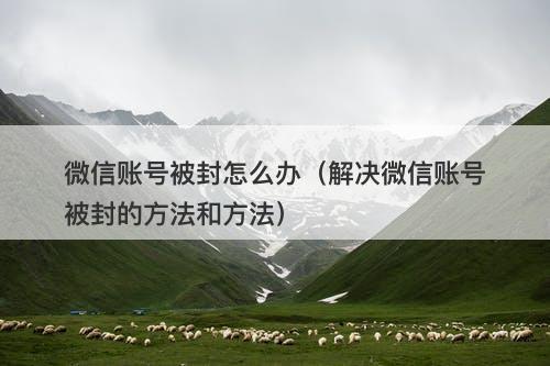 微信账号被封怎么办（解决微信账号被封的方法和方法）