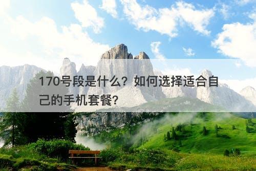 170号段是什么？如何选择适合自己的手机套餐？-图1