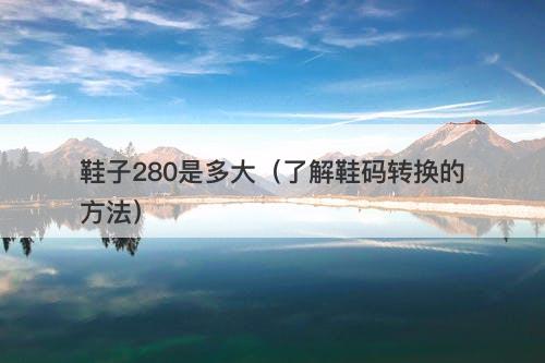 鞋子280是多大（了解鞋码转换的方法）