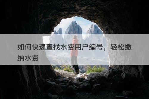 如何快速查找水费用户编号，轻松缴纳水费