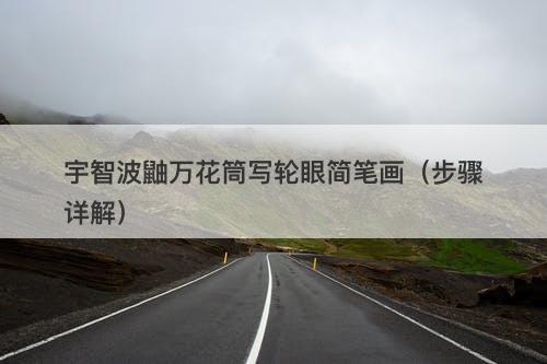 宇智波鼬万花筒写轮眼简笔画（步骤详解）-图1