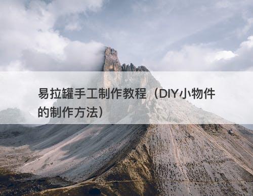 易拉罐手工制作教程（DIY小物件的制作方法）