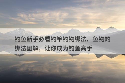 钓鱼新手必看钓竿钓钩绑法，鱼钩的绑法图解，让你成为钓鱼高手