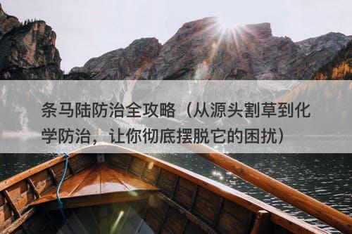 条马陆防治全攻略（从源头割草到化学防治，让你彻底摆脱它的困扰）