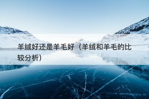 羊绒好还是羊毛好（羊绒和羊毛的比较分析）