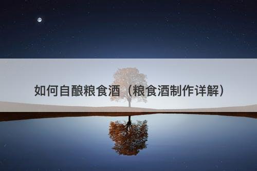 如何自酿粮食酒（粮食酒制作详解）