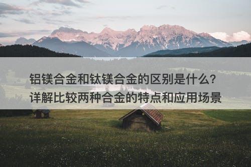 铝镁合金和钛镁合金的区别是什么？详解比较两种合金的特点和应用场景-图1