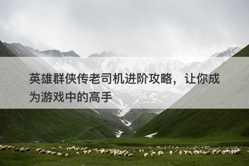 英雄群侠传老司机进阶攻略，让你成为游戏中的高手