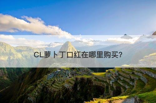 CL萝卜丁口红在哪里购买？