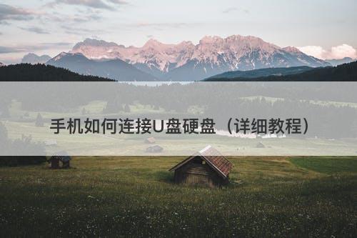 手机如何连接U盘硬盘（详细教程）