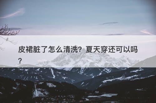 皮裙脏了怎么清洗？夏天穿还可以吗？