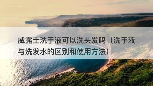 威露士洗手液可以洗头发吗（洗手液与洗发水的区别和使用方法）