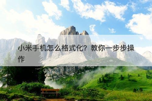 小米手机怎么格式化?教你一步步操作-图1 小米手机怎么格式化?教你一步步操作-图1