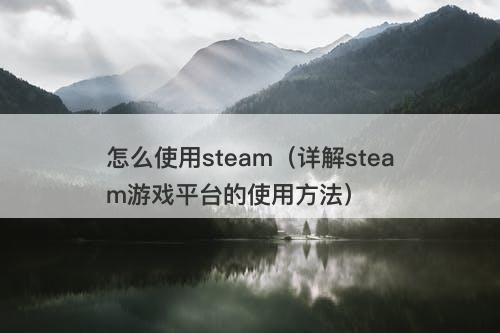 怎么使用steam（详解steam游戏平台的使用方法）