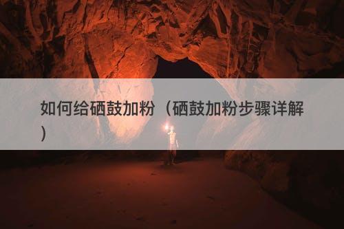 如何给硒鼓加粉（硒鼓加粉步骤详解）