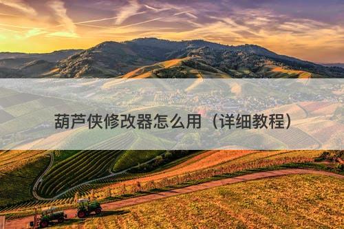 葫芦侠修改器怎么用（详细教程）