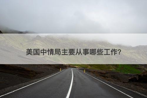 美国中情局主要从事哪些工作？