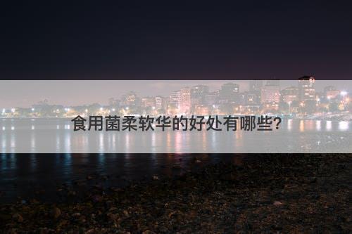 食用菌柔软华的好处有哪些？