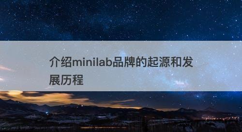 介绍minilab品牌的起源和发展历程