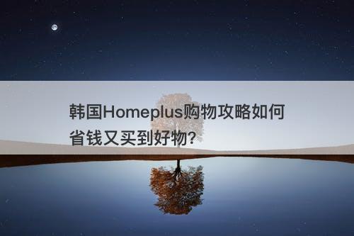 韩国Homeplus购物攻略如何省钱又买到好物？