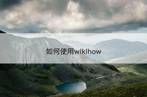 如何使用wikihow