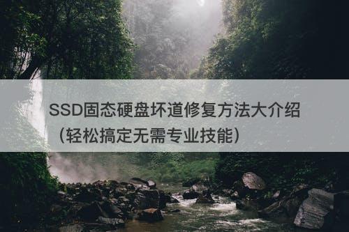 SSD固态硬盘坏道修复方法大介绍（轻松搞定无需专业技能）