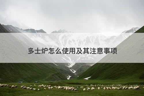 多士炉怎么使用及其注意事项