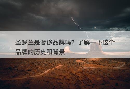 圣罗兰是奢侈品牌吗？了解一下这个品牌的历史和背景