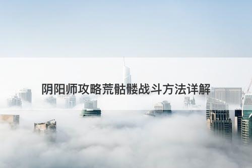 阴阳师攻略荒骷髅战斗方法详解