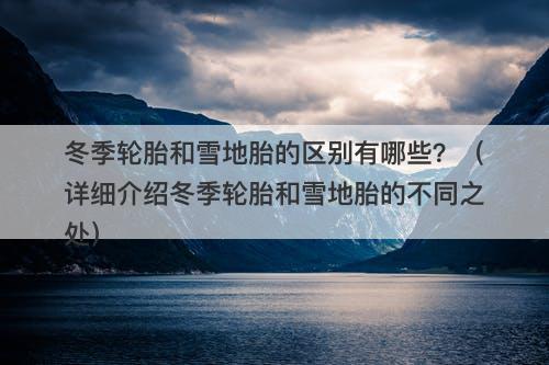 冬季轮胎和雪地胎的区别有哪些？（详细介绍冬季轮胎和雪地胎的不同之处）