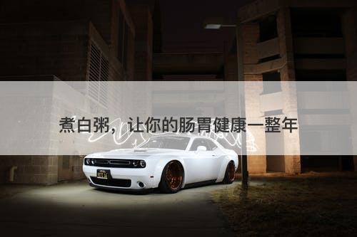 煮白粥，让你的肠胃健康一整年