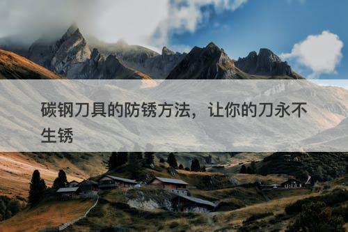 碳钢刀具的防锈方法，让你的刀永不生锈