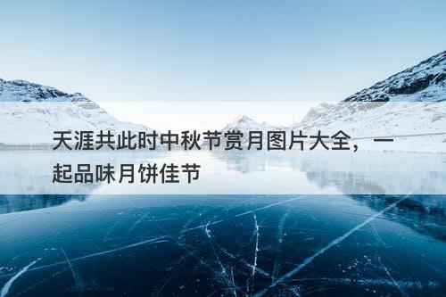 天涯共此时中秋节赏月图片大全，一起品味月饼佳节