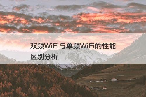 双频WiFi与单频WiFi的性能区别分析