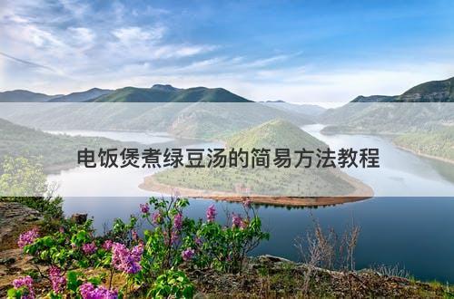 电饭煲煮绿豆汤的简易方法教程
