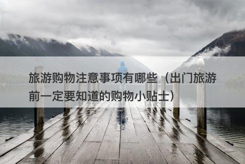 旅游购物注意事项有哪些（出门旅游前一定要知道的购物小贴士）