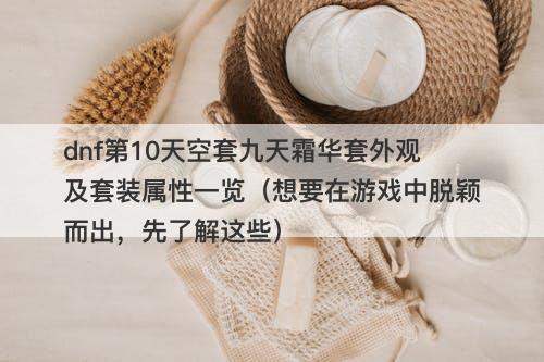 dnf第10天空套九天霜华套外观及套装属性一览（想要在游戏中脱颖而出，先了解这些）