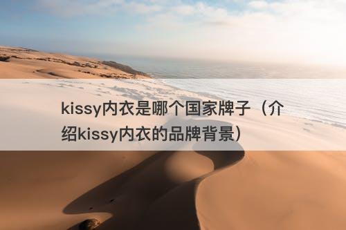 kissy内衣是哪个国家牌子（介绍kissy内衣的品牌背景）