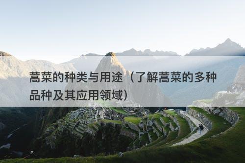 蒿菜的种类与用途（了解蒿菜的多种品种及其应用领域）